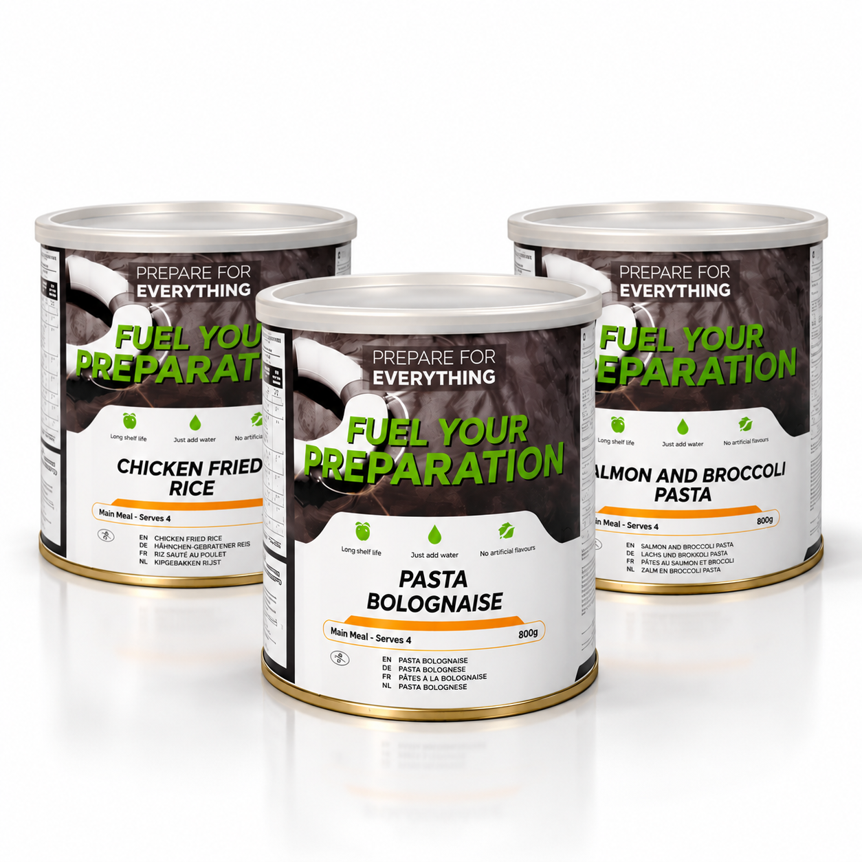 Fuel Your Preparation | Frystorkad mat | 3-Favoriter