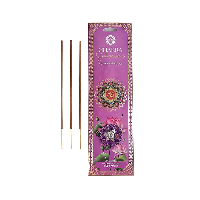Rökelse Sahasrara chakra oud & amber