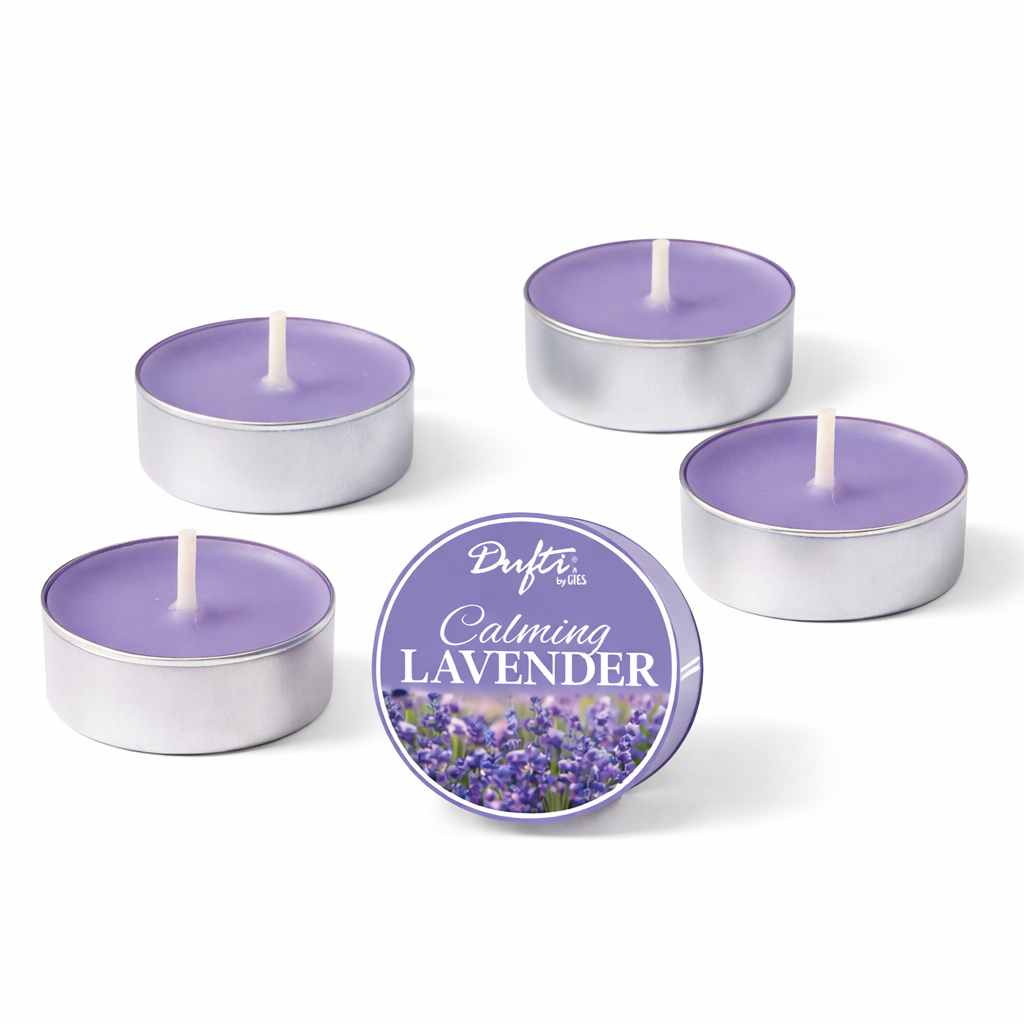 Dufti by Gies Duftlichte Calming Lavender – 30er Beutel | Ø 38 mm | 4 Stunden Brenndauer - 2