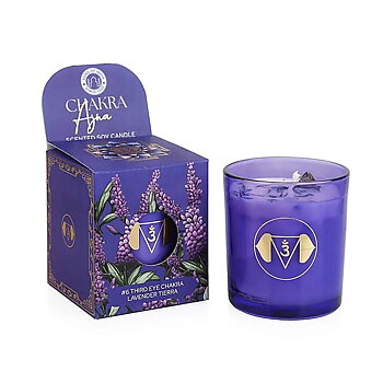Doftande sojaljus Ajna chakra lavendel tierra