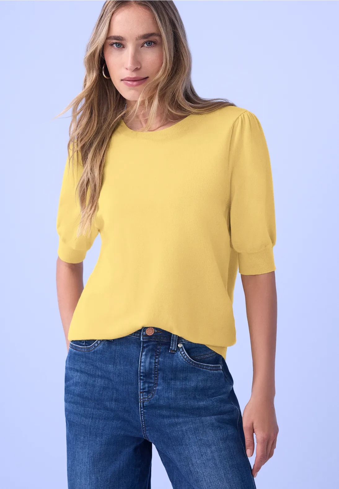 LTD QR Short Sleeve - Bloom Yellow - Street One