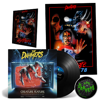 THE DAHMERS - CREATURE FEATURE, BUNDLE (BLACK VINYL LP)