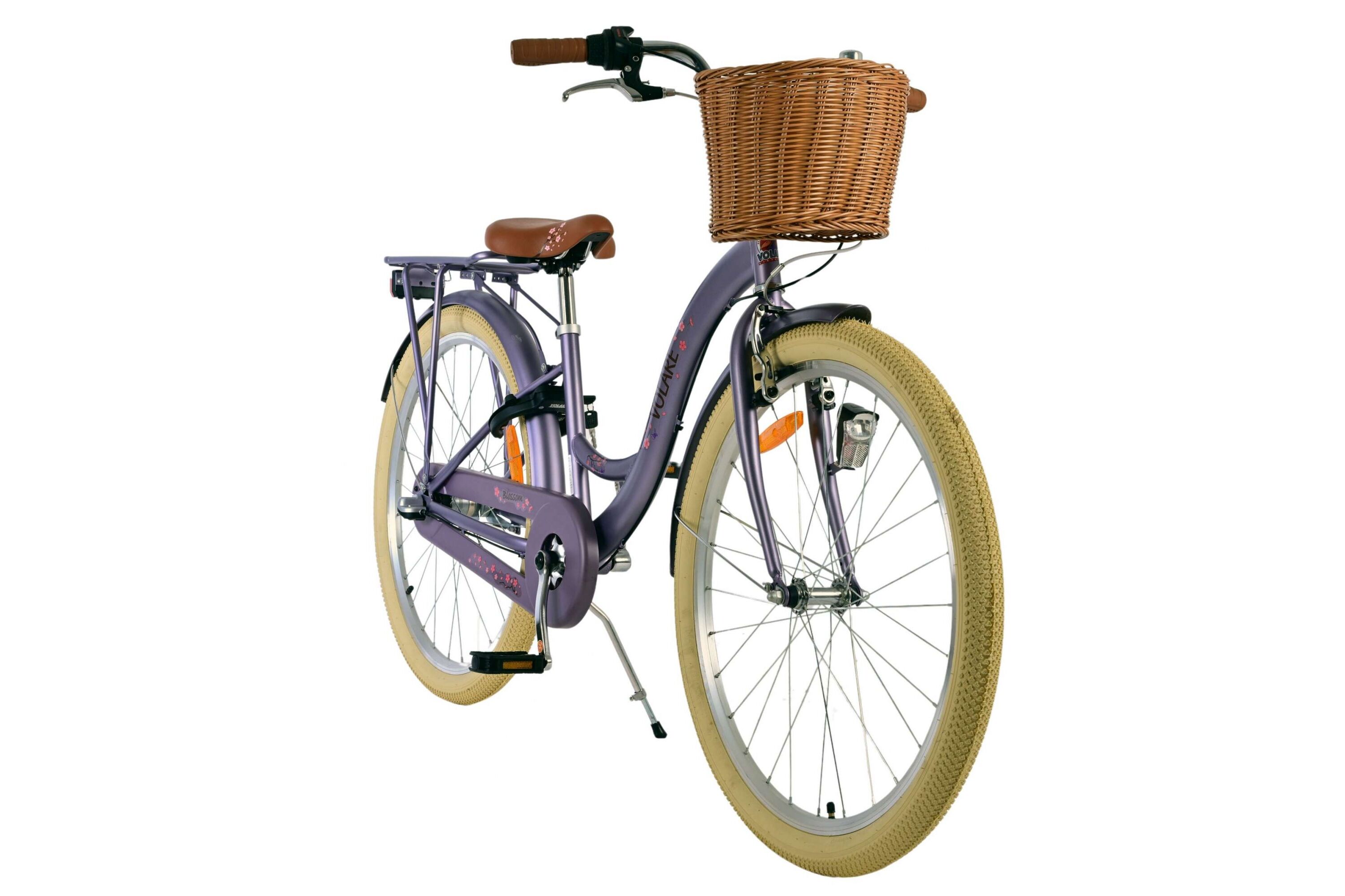 Barncykel Volare Blossom 26 tum – 3 Växlar Lila för barn 9–12 år - 2