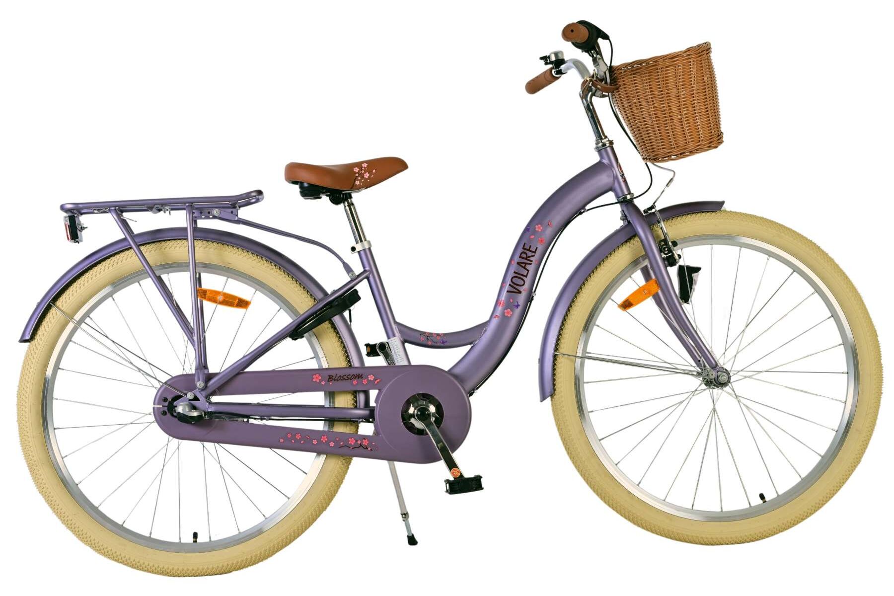 Barncykel Volare Blossom 26 tum – 3 Växlar Lila för barn 9–12 år - 9