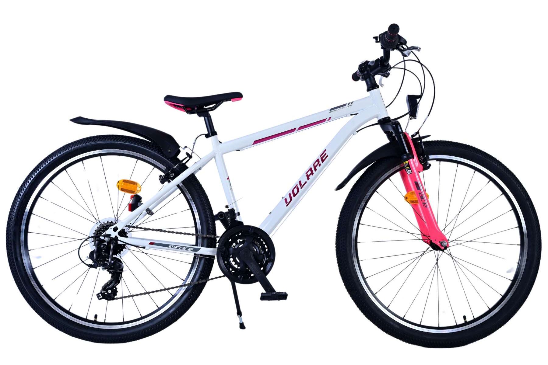 Barncykel Volare XC Race 26 tum – 21 växlar Vit/Rosa för barn 9–12 år - 10