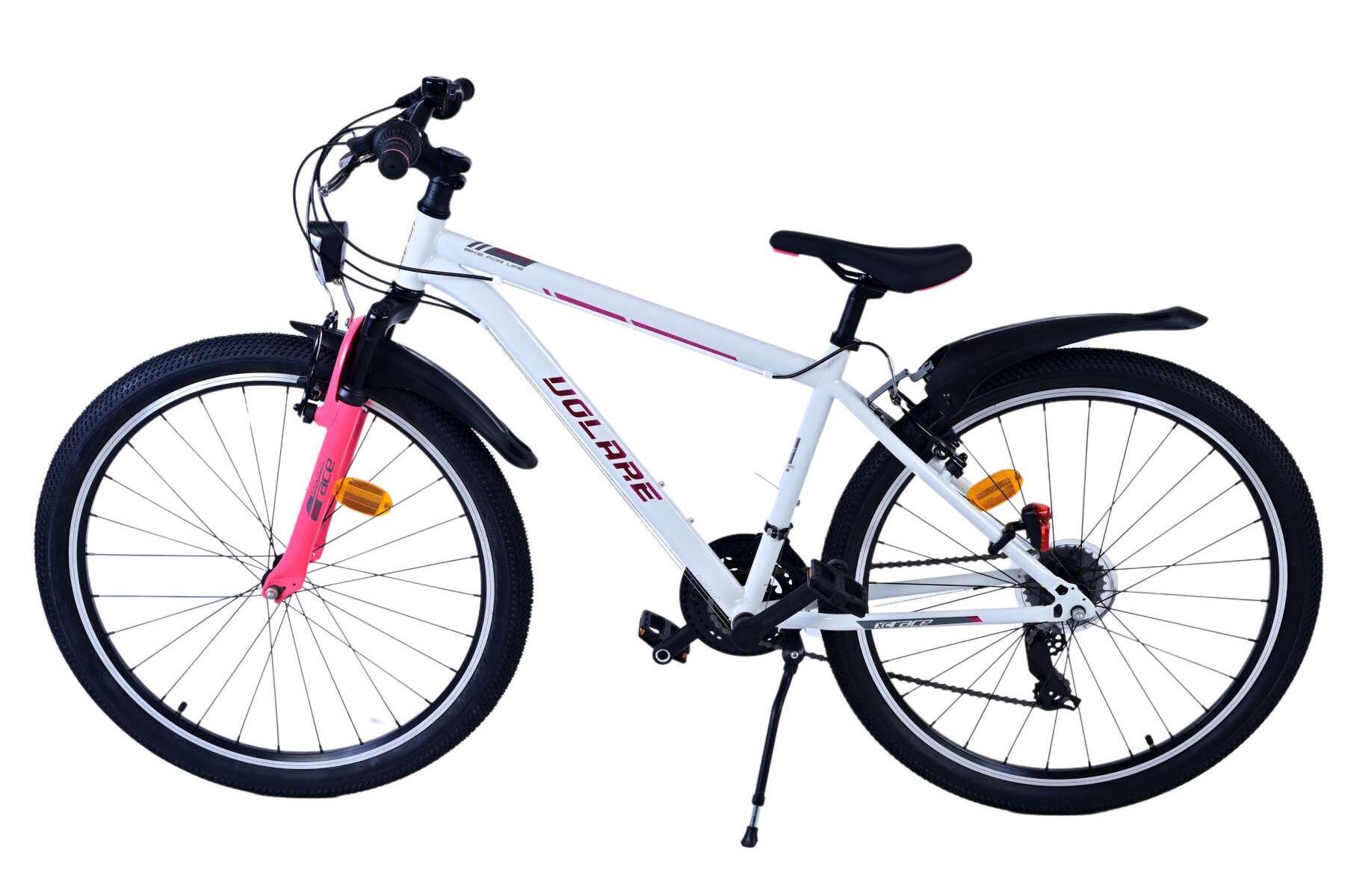 Barncykel Volare XC Race 26 tum – 21 växlar Vit/Rosa för barn 9–12 år - 8