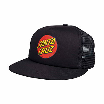 Santa Cruz keps Classic dot meshback black/black