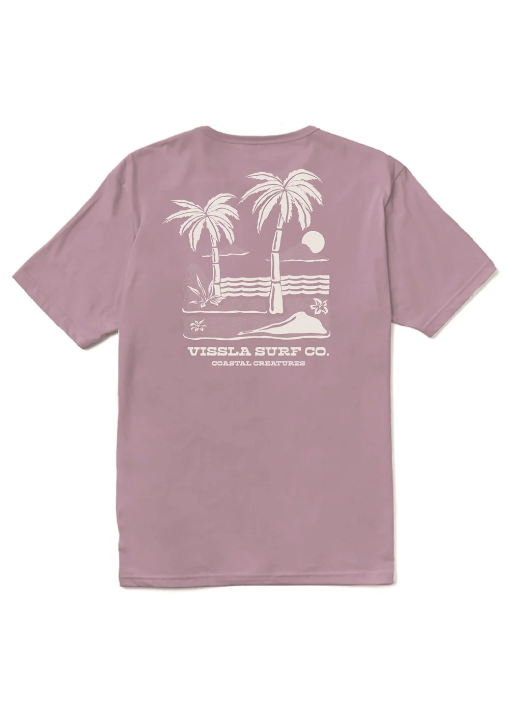 Vissla t-shirt Creature organic plum - 2