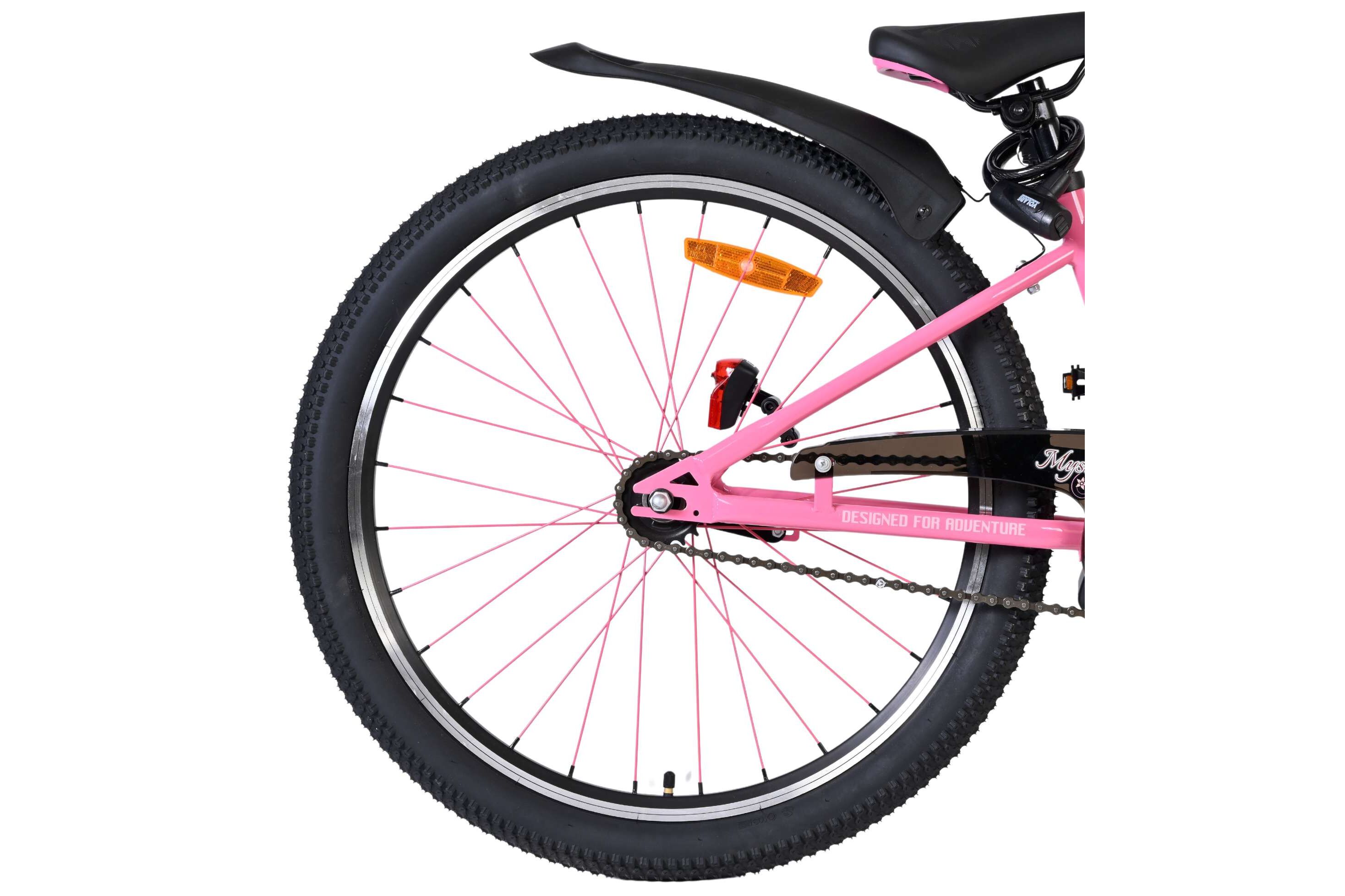 Barncykel Volare Mystic 24 tum – Rosa för barn 8–10 år - 4
