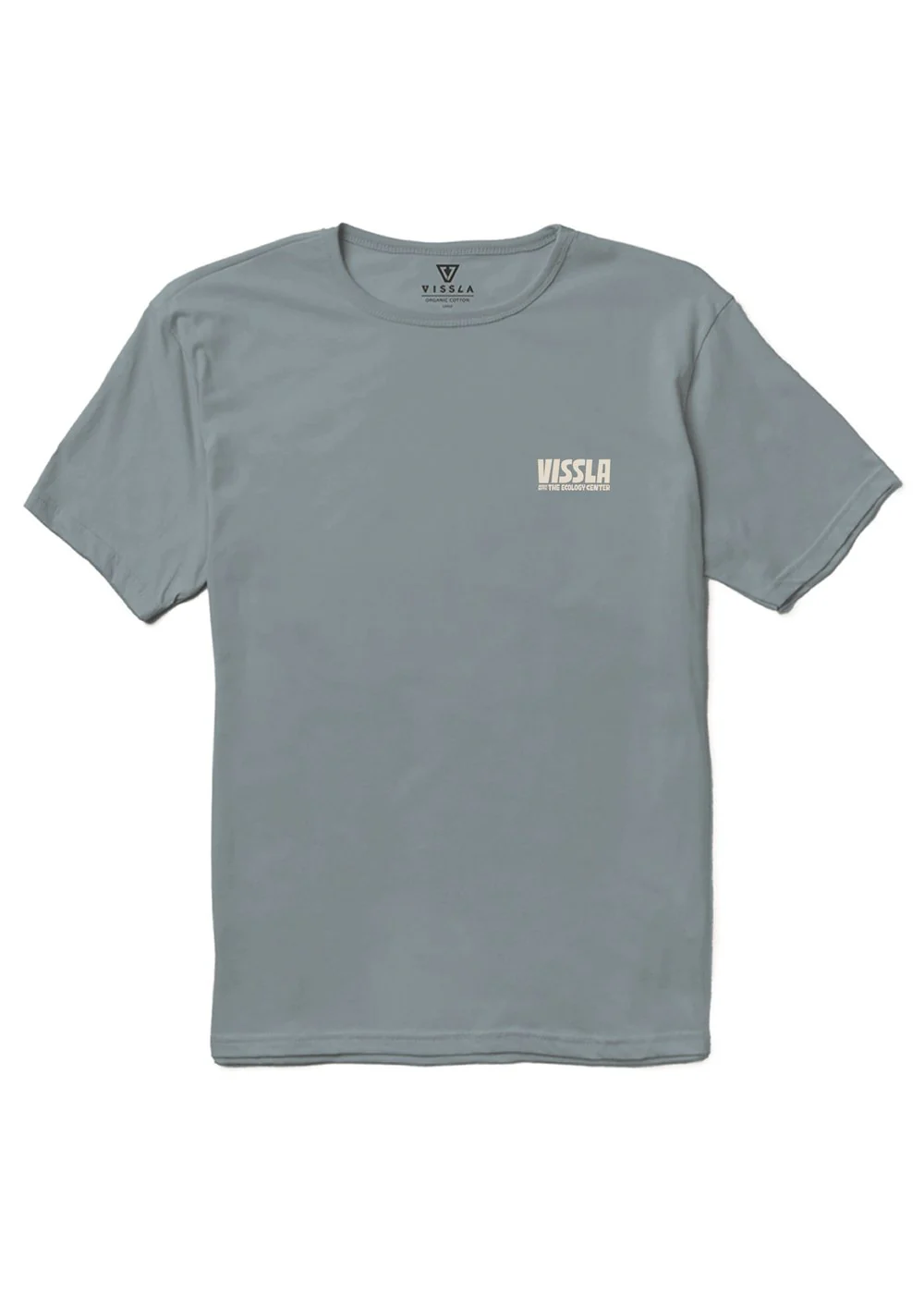 Vissla t-shirt TEC surf farm organic blue haze