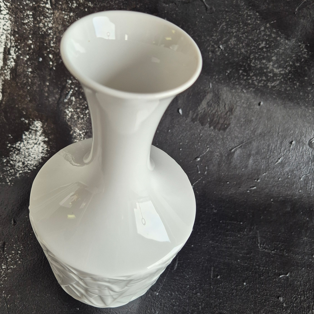 vintage VAS reliefmönster "Paradise" design Kurt Wendel, Edelstein Bavaria, h 24 cm - 9