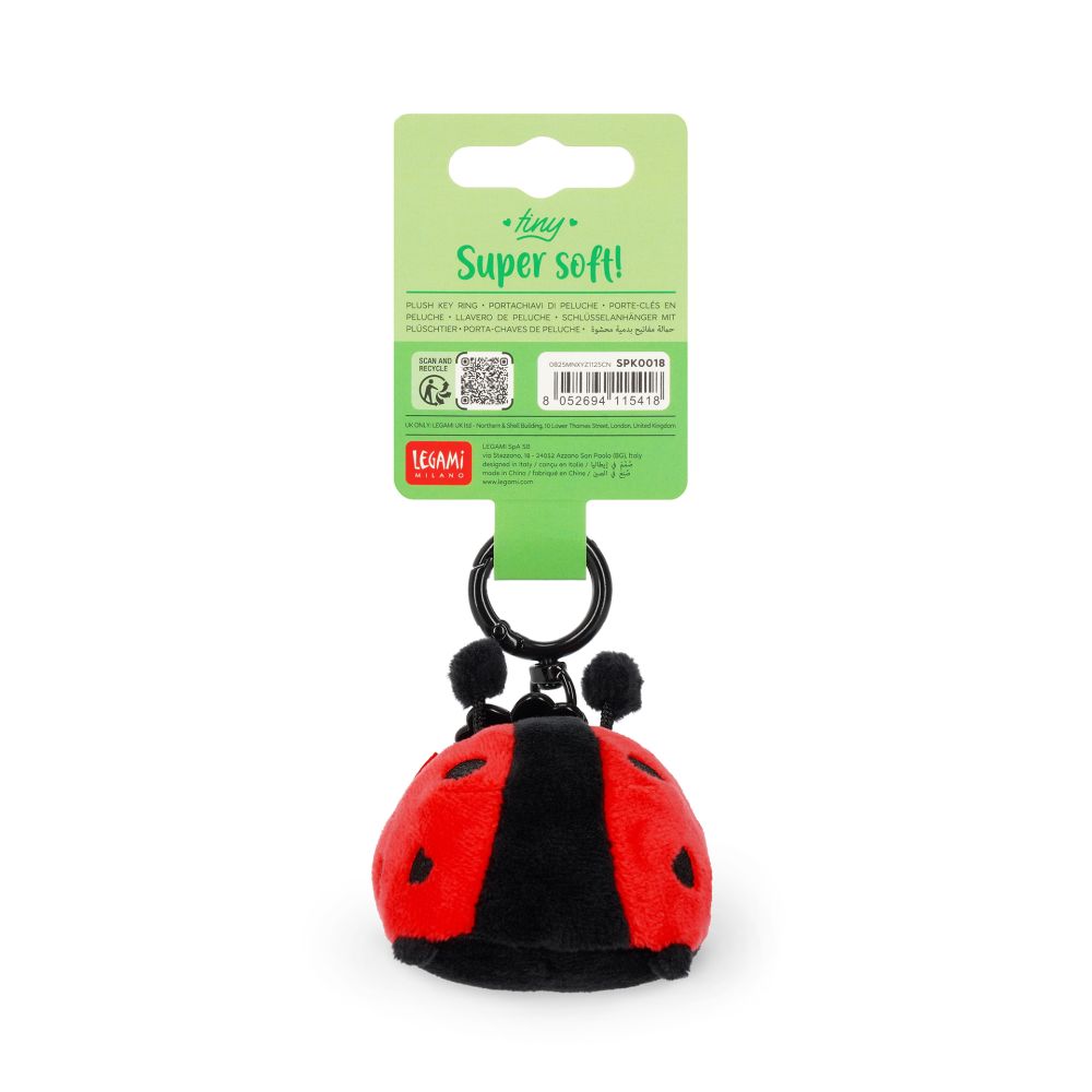 Super soft! Tiny, nyckelring, Ladybug - 5