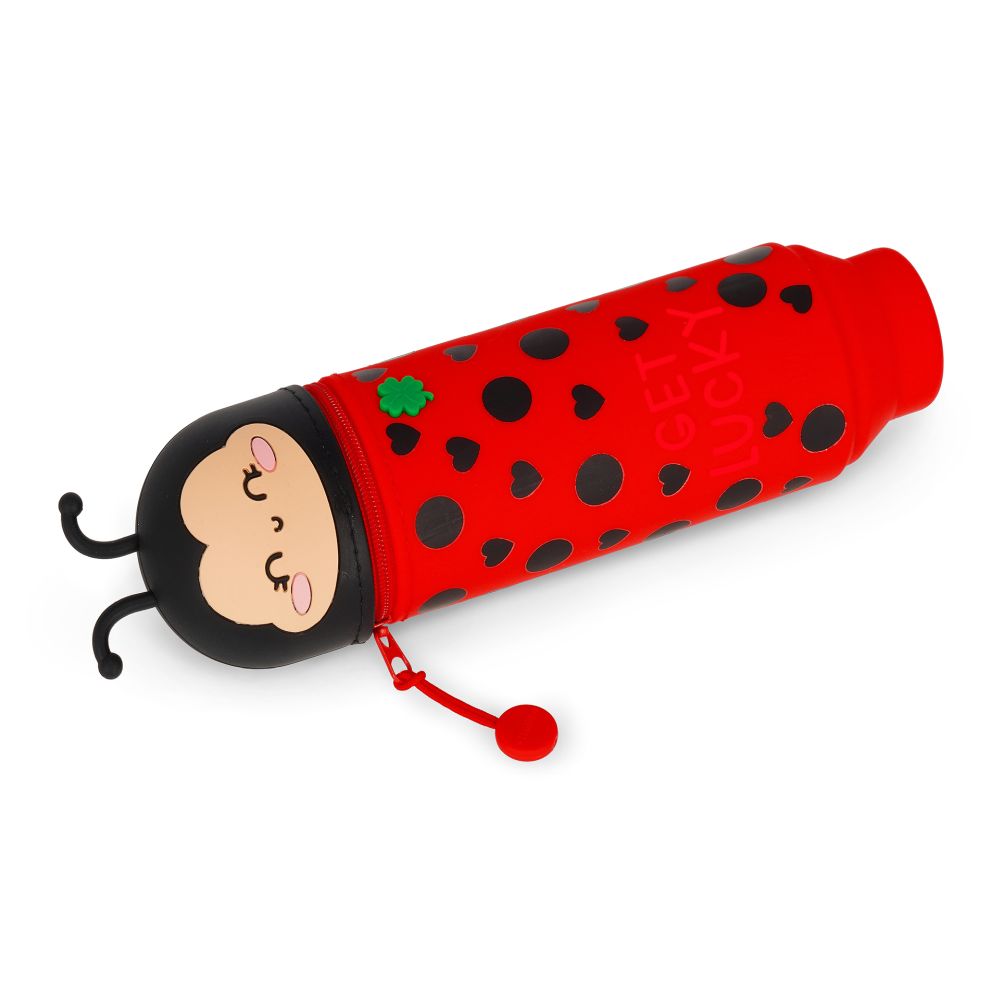 Penalhus af silikone, Kawaii, Ladybug - 5