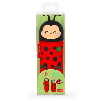 Penalhus af silikone, Kawaii, Ladybug
