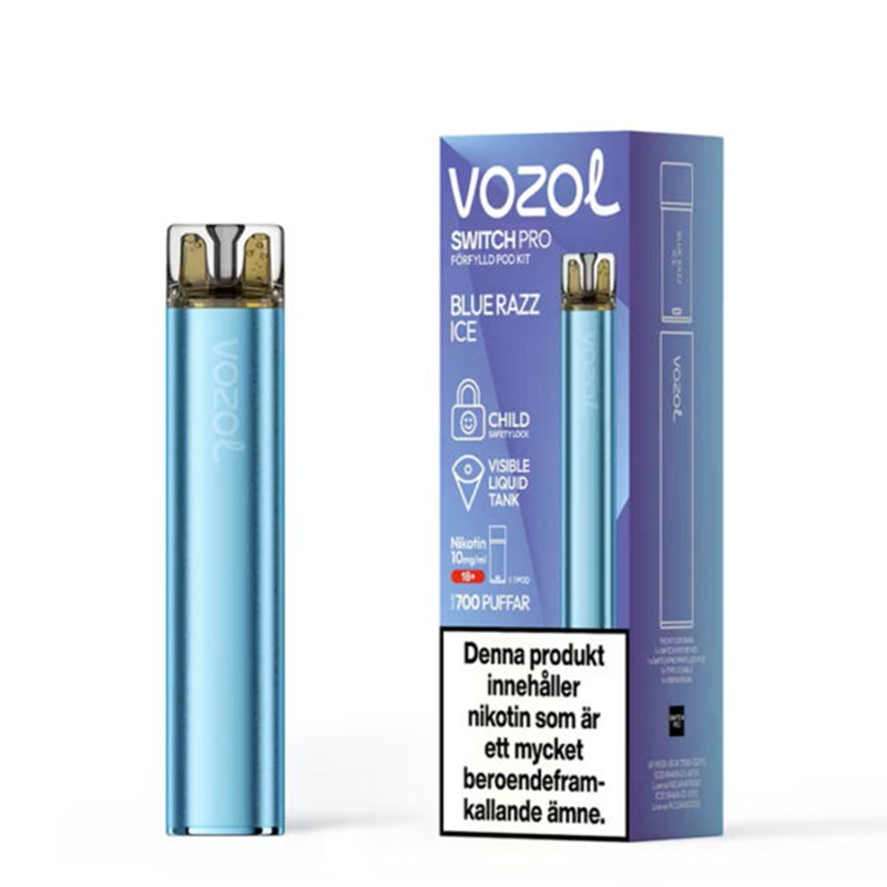 Vozol Switch Pro Kit Blue Razz Ice 10 mg