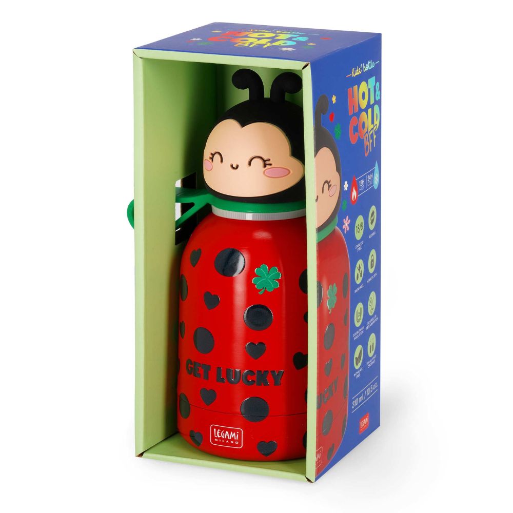 Hot&Cold,  Kids Termoflaske/Vakuumflaske, Ladybug (310 ml) - 5