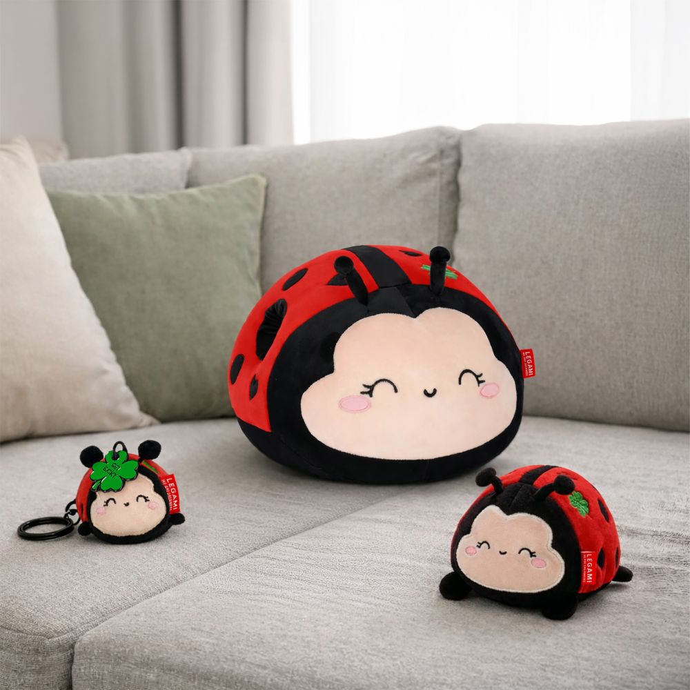 Super soft! Pillow, Ladybug - 3