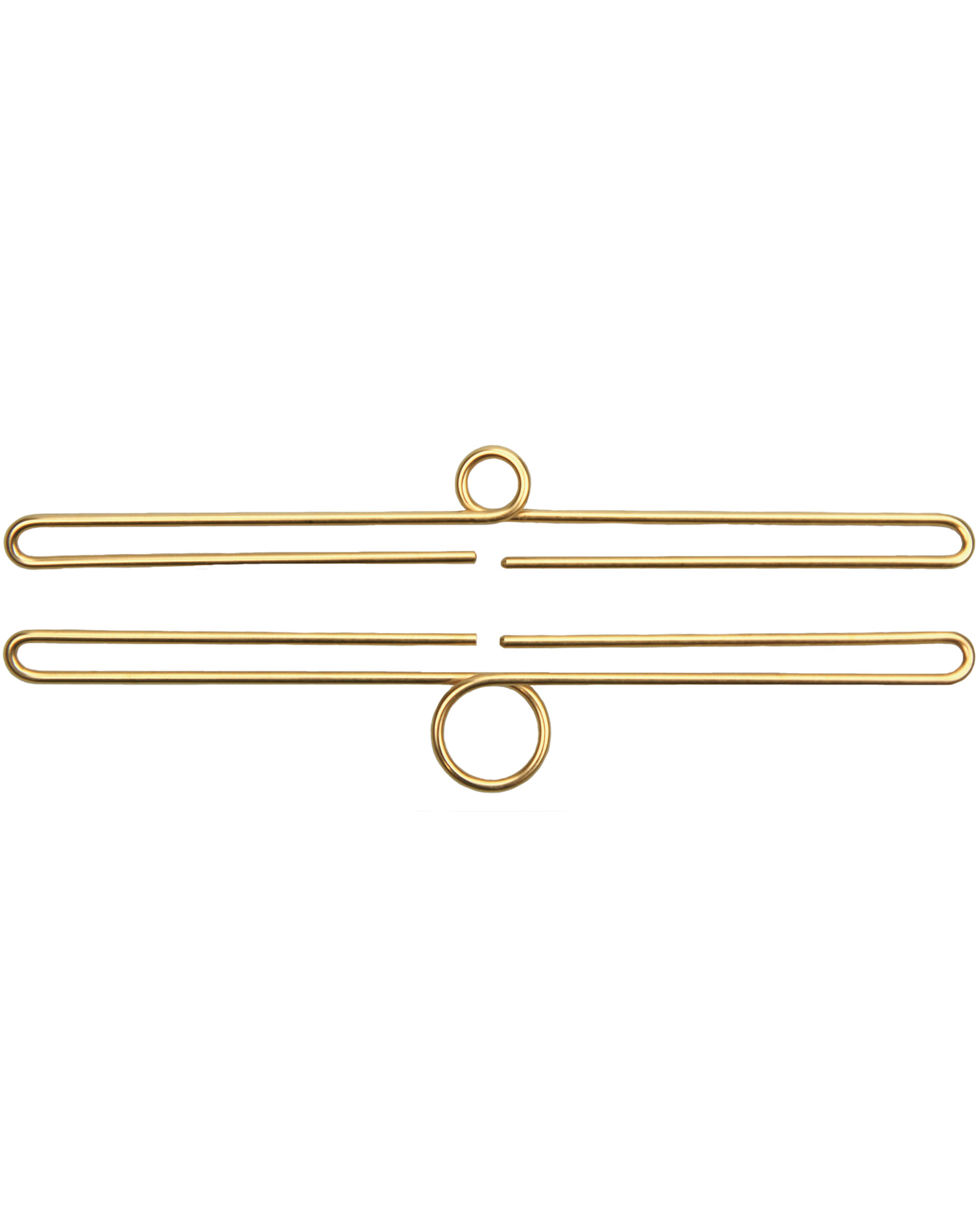 Beslag "Oslo" mässing 10 cm