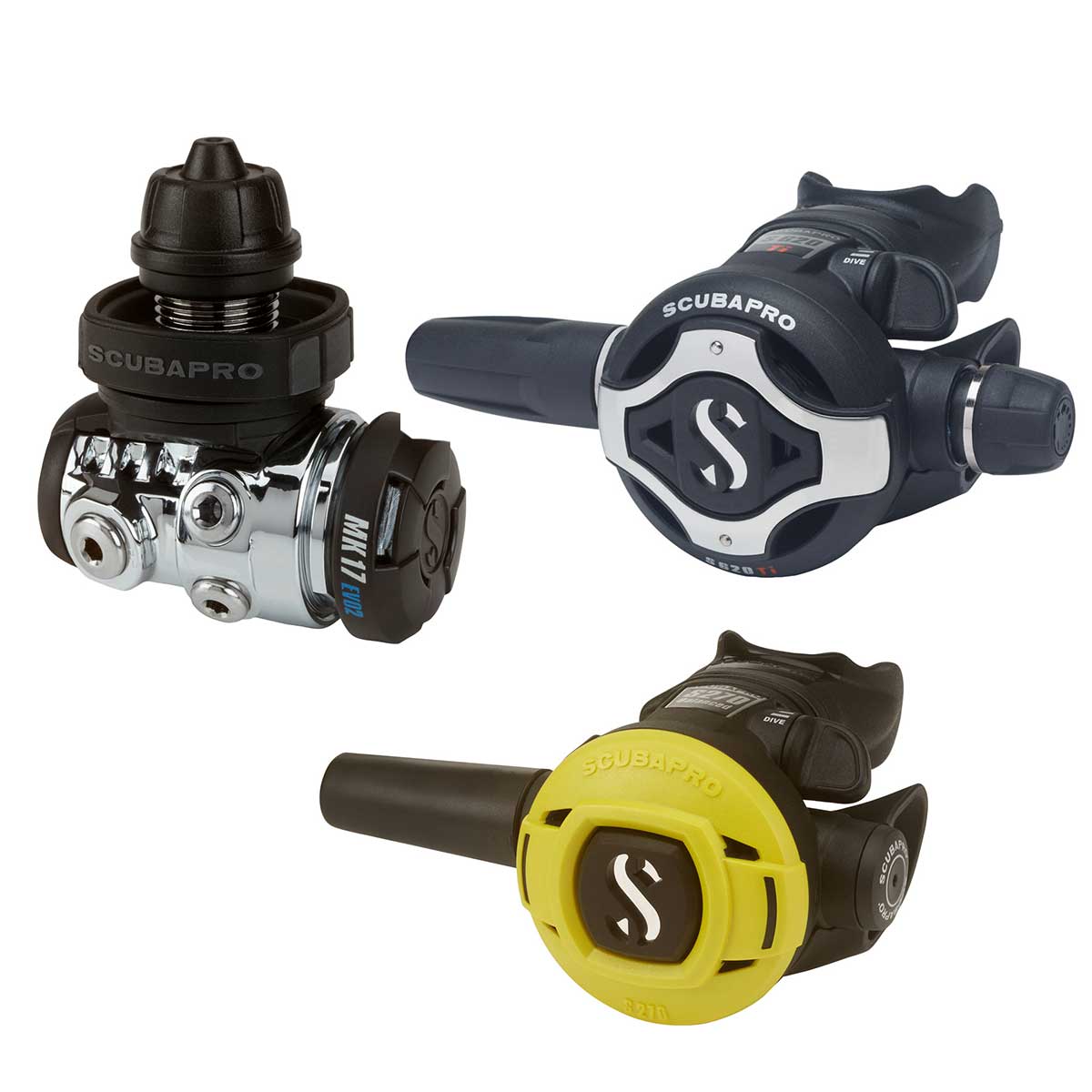 Mk17 EVO 2/S620ti/S270 Scubapro regulatorpaket