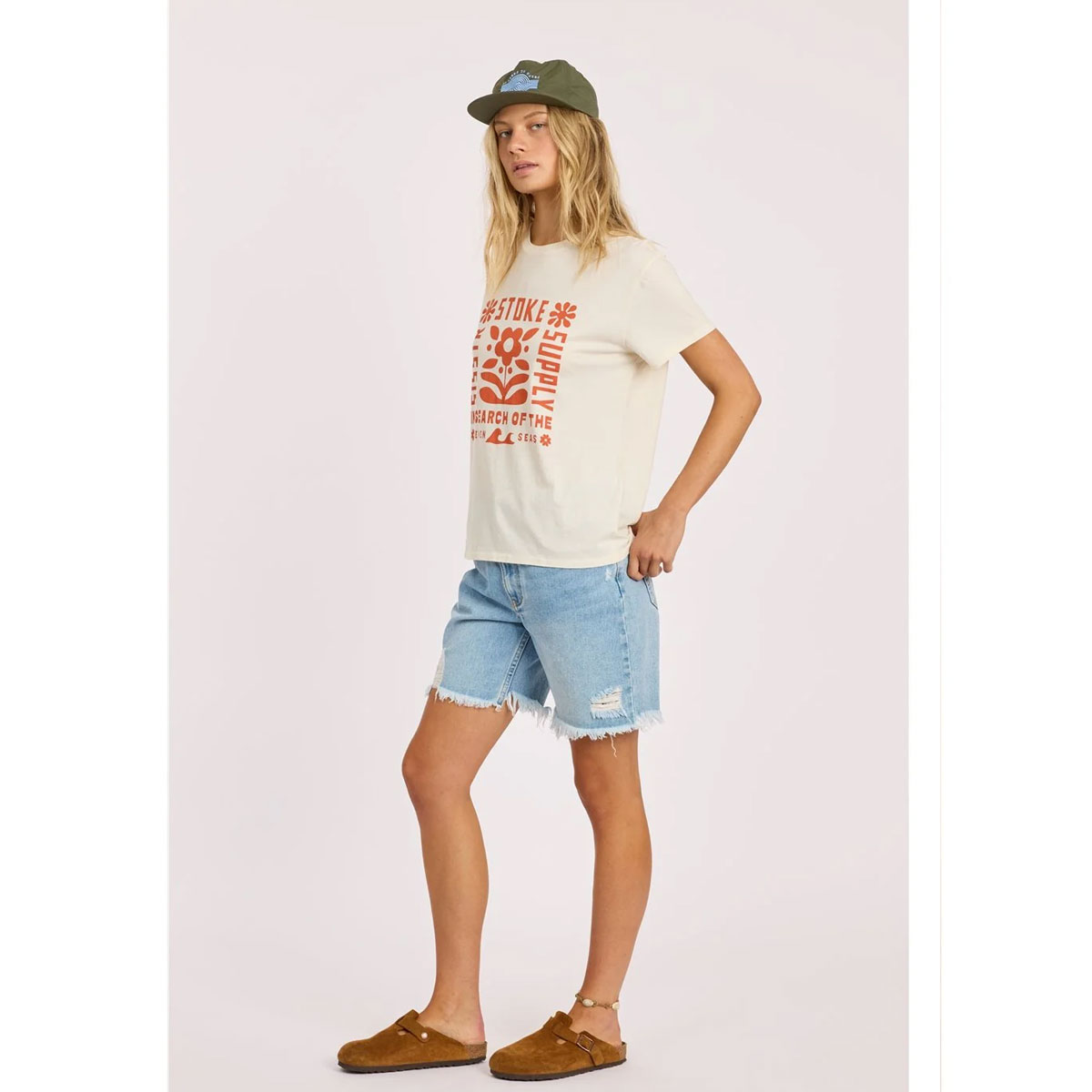 Sisstr t-shirt dam Shore thing boyfriend sea salt - 2