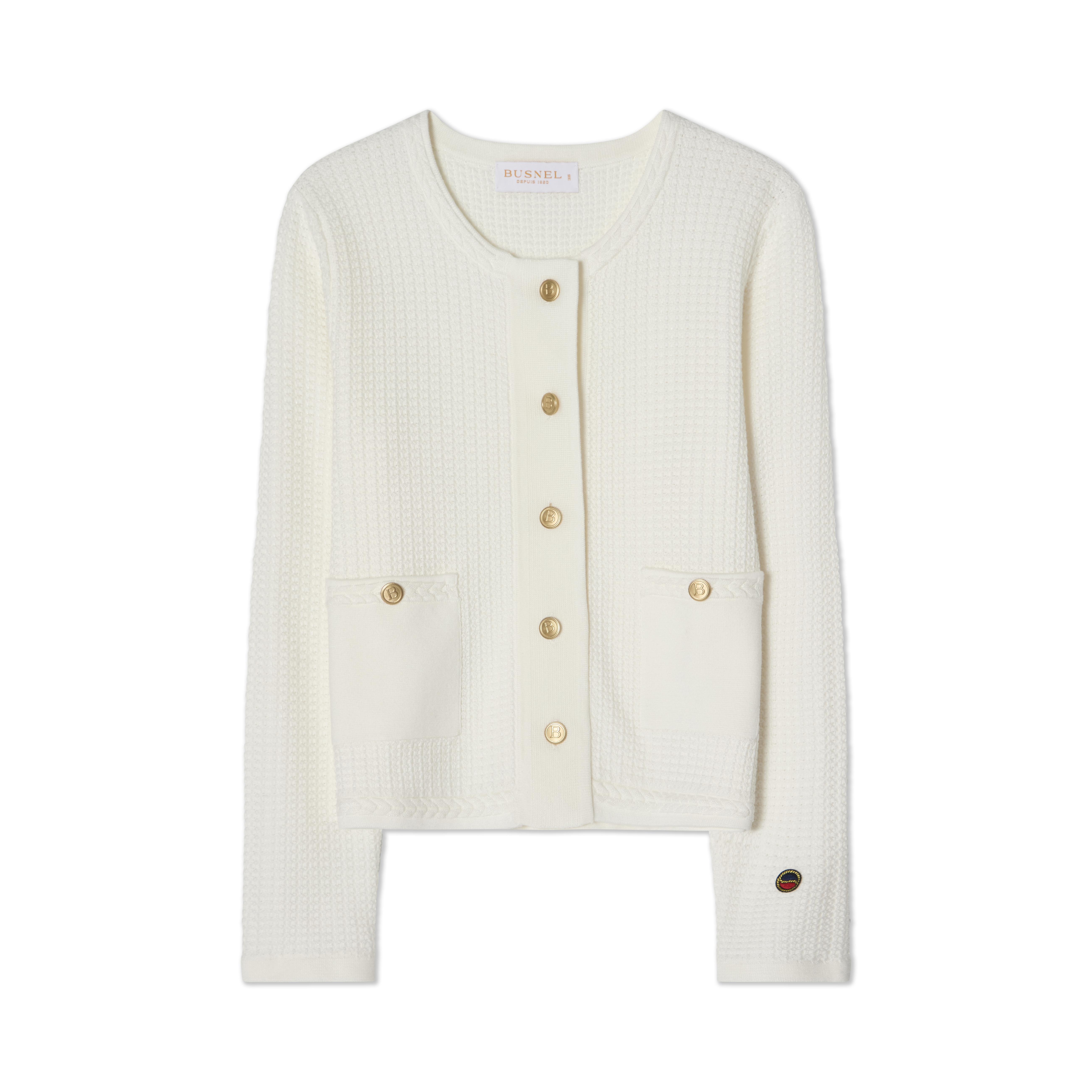 Busnel Estelle Cardigan,  Ecru