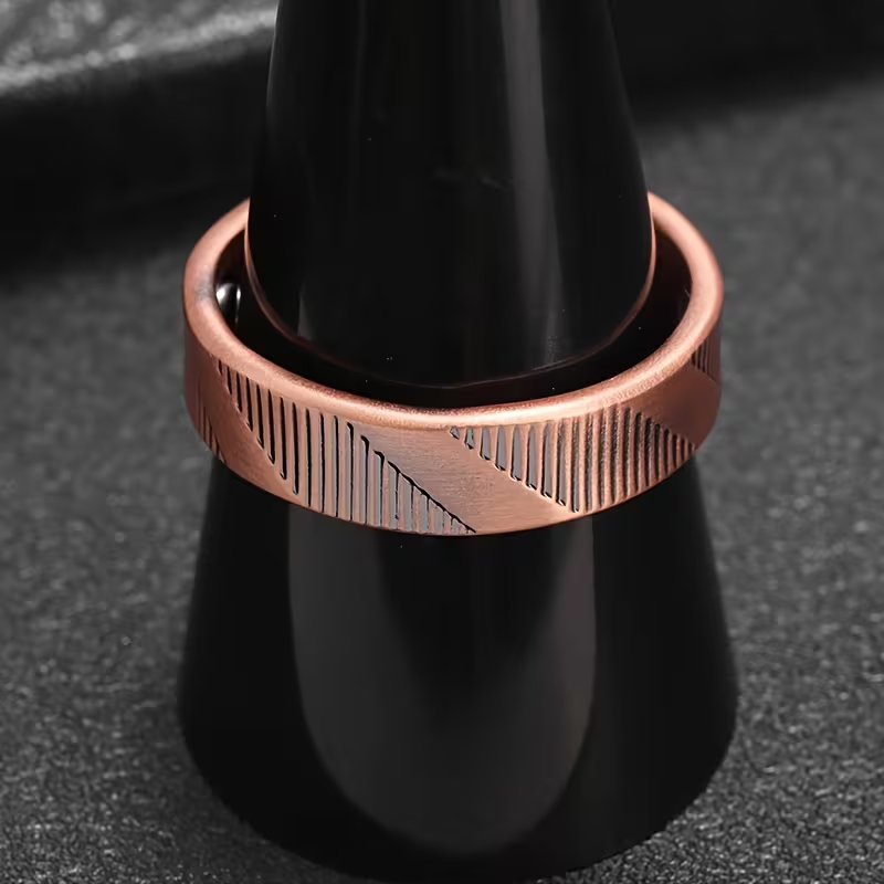 Ring i Koppar med Magneter - 3