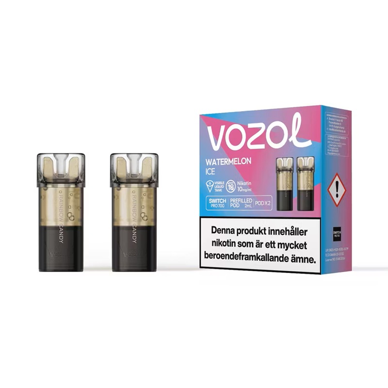 Vozol Switch prefyllda poddar 2-pack –10 mg  - 6