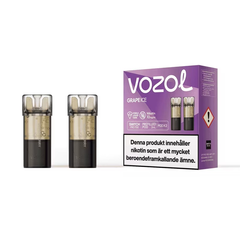Vozol Switch prefyllda poddar 2-pack –10 mg  - 2