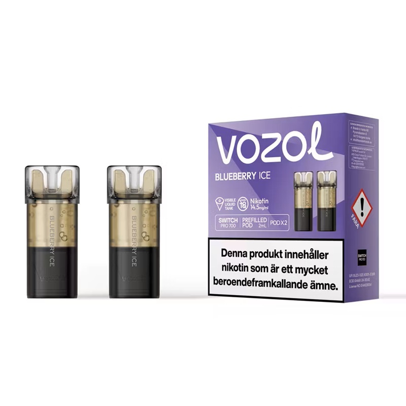 Vozol Switch prefyllda poddar 2-pack –10 mg  - 10