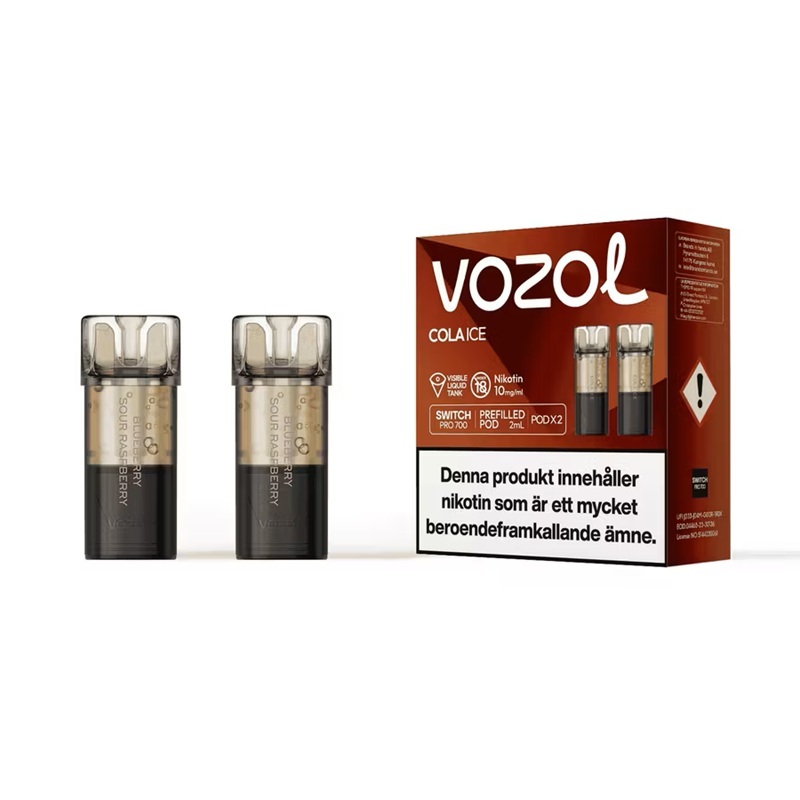 Vozol Switch prefyllda poddar 2-pack –10 mg  - 9