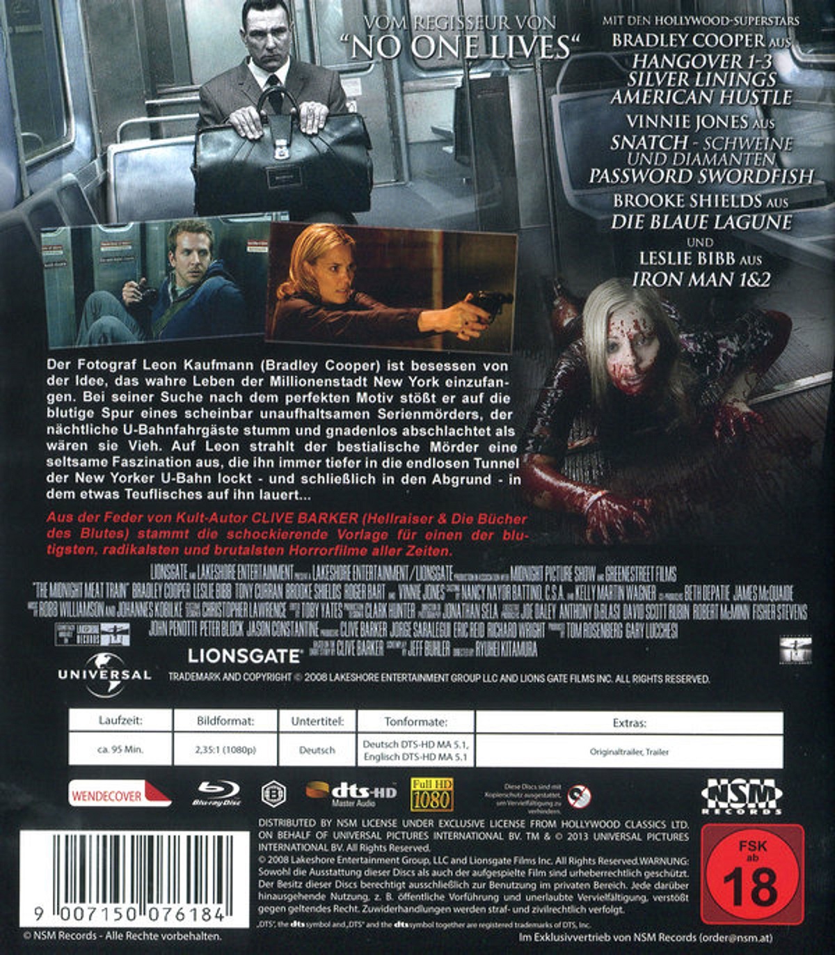 The Midnight Meat Train (ej svensk text) (Blu-ray) - 2