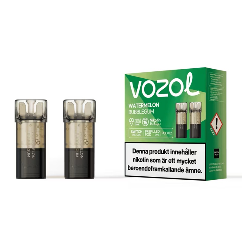 Vozol Switch prefyllda poddar 2-pack - 14,5 mg - 5