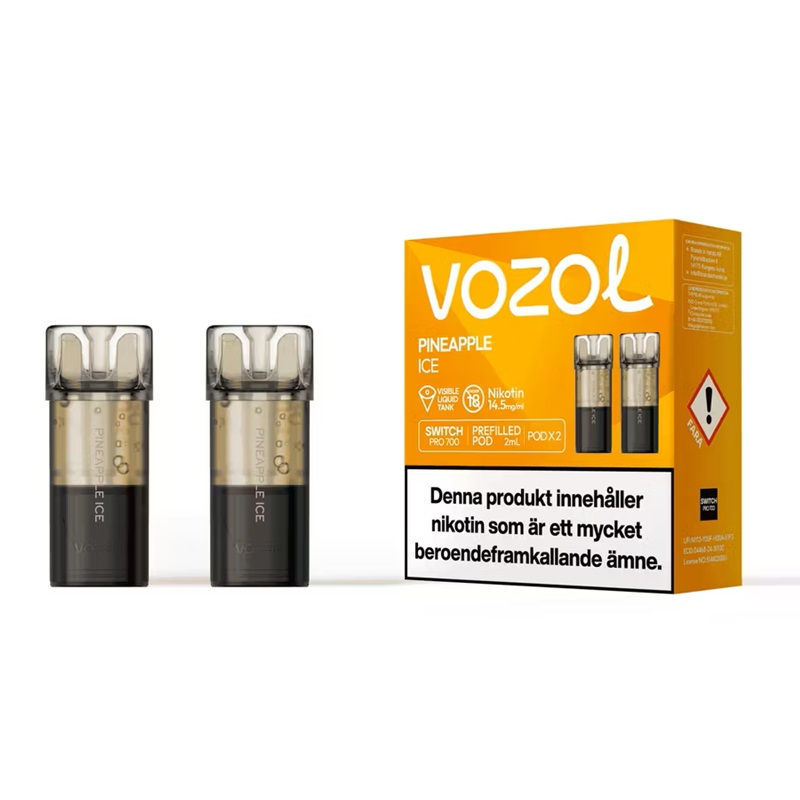 Vozol Switch prefyllda poddar 2-pack - 14,5 mg - 3
