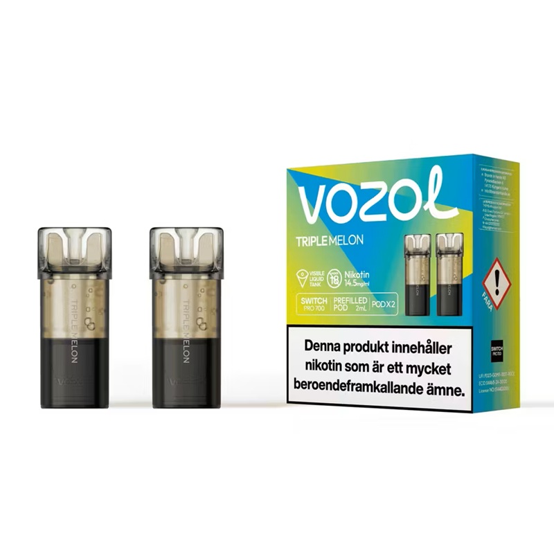 Vozol Switch prefyllda poddar 2-pack - 14,5 mg - 4
