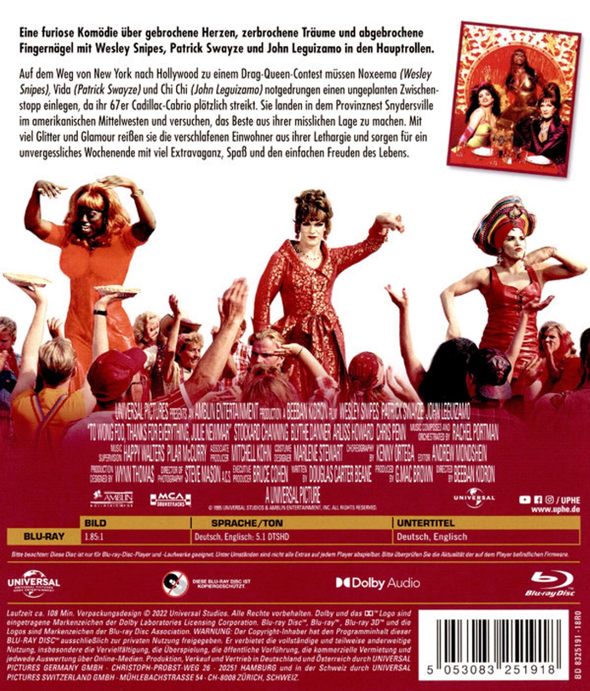To Wong Foo Thanks for Everything! Julie Newmar (ej svensk text) (Blu-ray) - 2