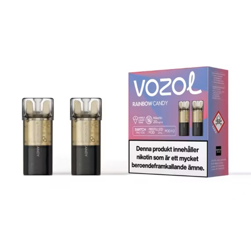 Vozol Switch Prefyllda Poddar 2-pack - 20 mg - 9