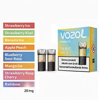 Vozol Switch Prefyllda Poddar 2-pack - 20 mg