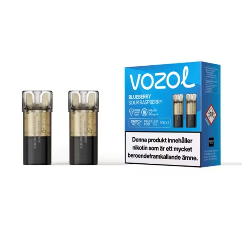 Vozol Switch Prefyllda Poddar 2-pack - 20 mg - 6