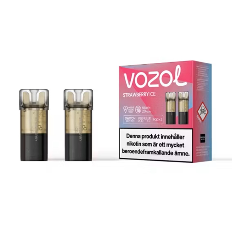 Vozol Switch Prefyllda Poddar 2-pack - 20 mg - 2