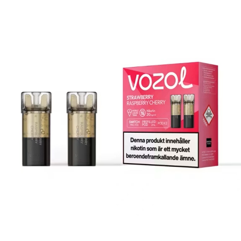 Vozol Switch Prefyllda Poddar 2-pack - 20 mg - 8