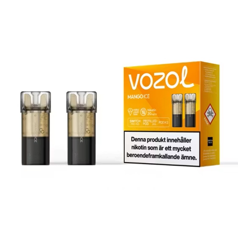 Vozol Switch Prefyllda Poddar 2-pack - 20 mg - 7