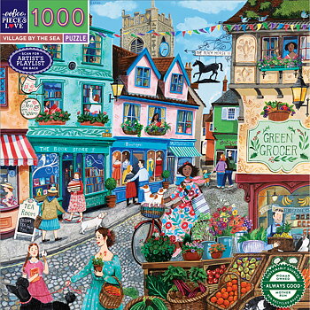 Village by the Sea : Pussel 1000 bitar