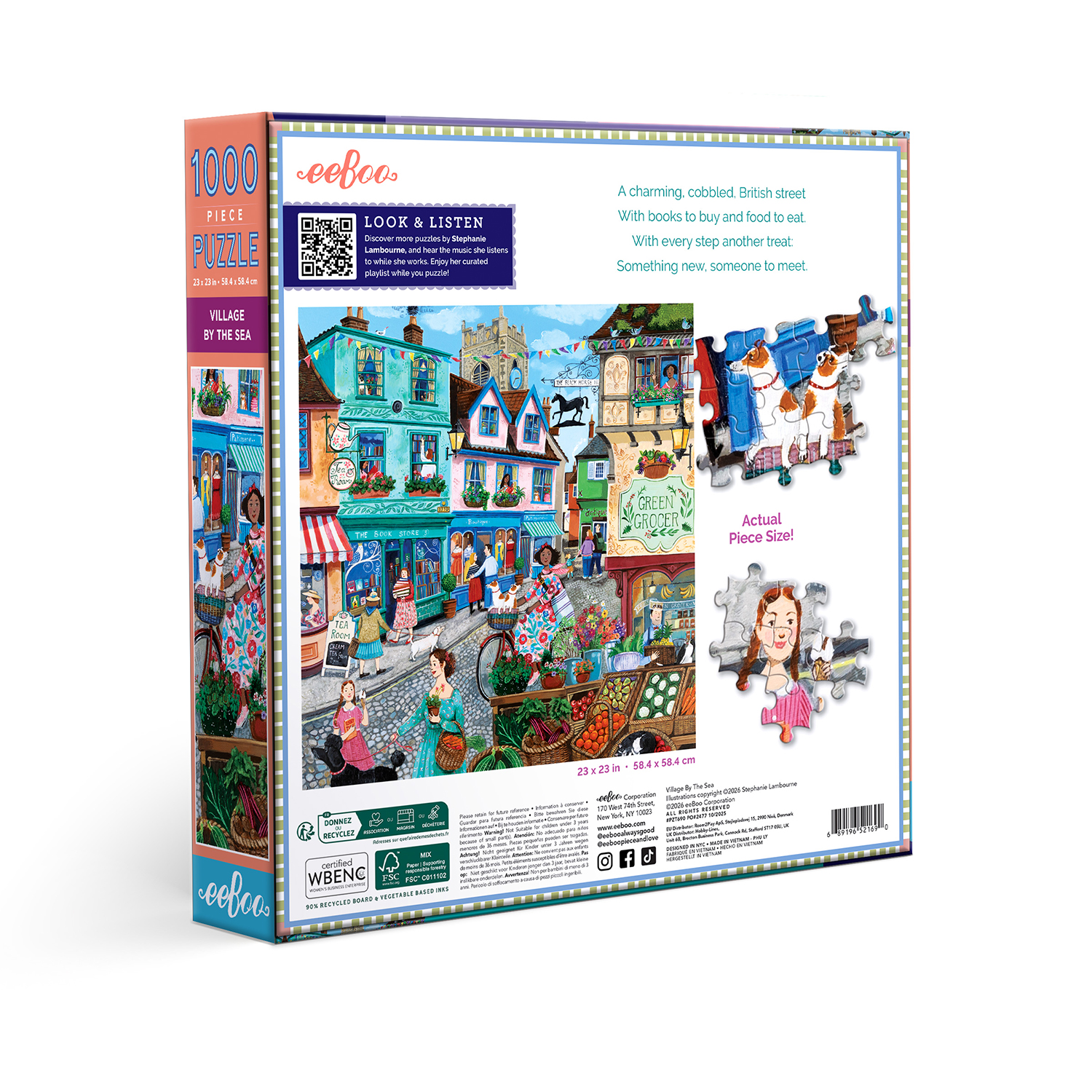 Village by the Sea : Pussel 1000 bitar - 3
