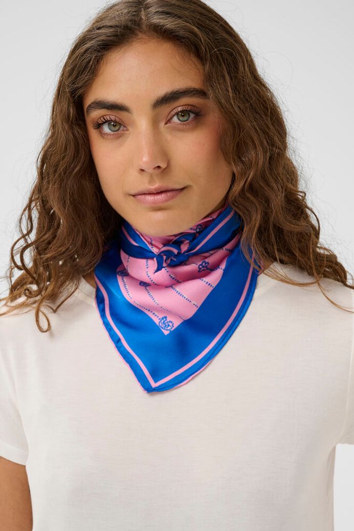 Banda scarf pink graphic - 2
