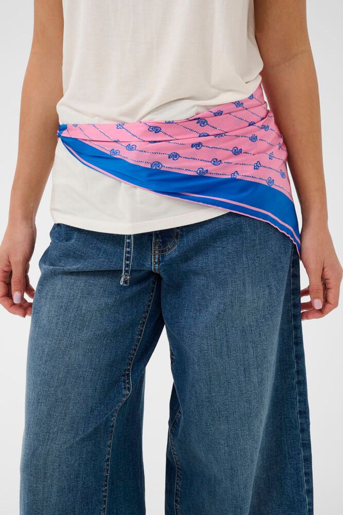 Banda scarf pink graphic - 3