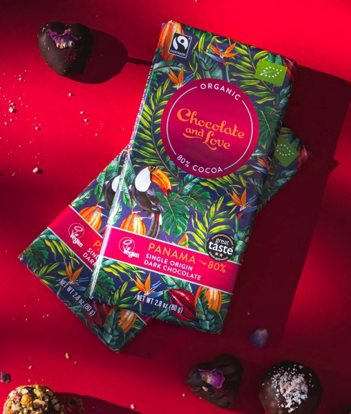 Chocolate and Love Mörk choklad Single origin Panama 80% EKO, 80 g - 2