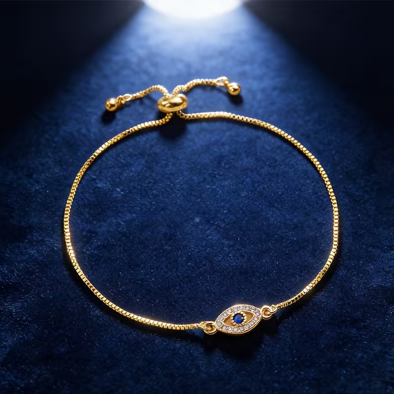 Armband med Cubic Zirconia och i 18K Guldplätering  - 5