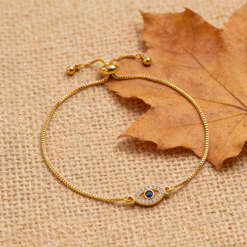 Armband med Cubic Zirconia och i 18K Guldplätering  - 2