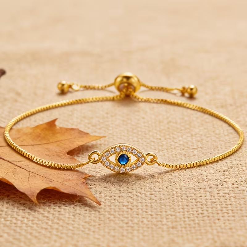 Armband med Cubic Zirconia och i 18K Guldplätering  - 7