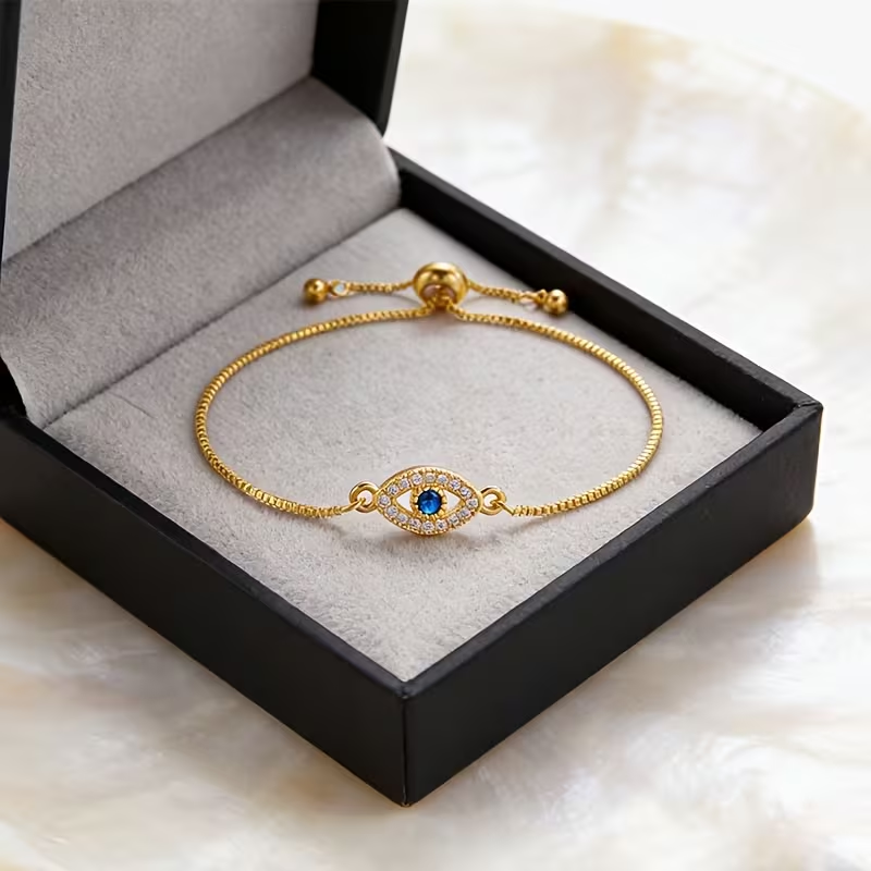 Armband med Cubic Zirconia och i 18K Guldplätering  - 6